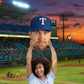 Texas Rangers: Jacob deGrom    Foam Core Cutout  - Officially Licensed MLB    Big Head