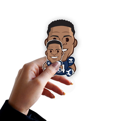 Seattle Seahawks: DK Metcalf  Emoji Minis        - Officially Licensed NFLPA Removable     Adhesive Decal