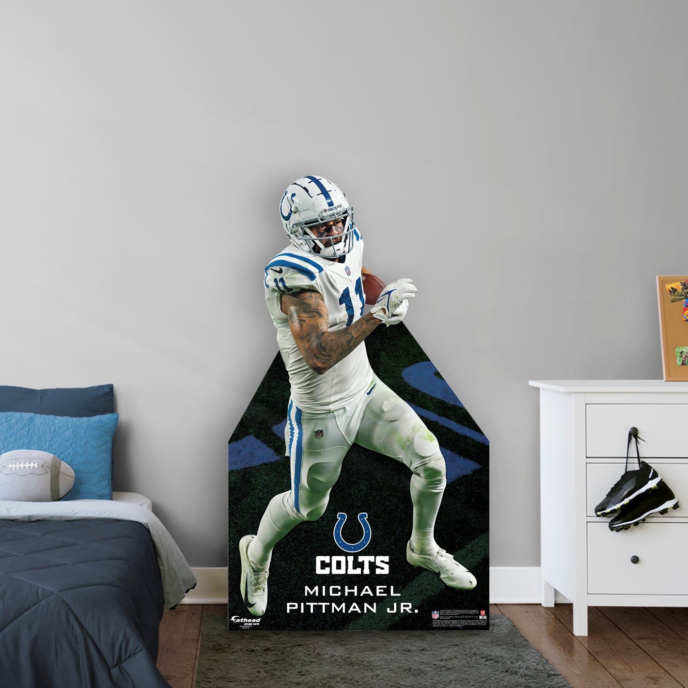 Michael Pittman Jr. Poster Indianapolis Colts Art Print 