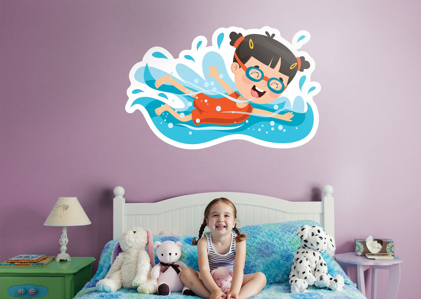 Nursery:  Splash Icon        -   Removable Wall   Adhesive Decal
