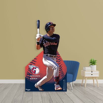Cleveland Guardians: Steven Kwan 2022  Life-Size   Foam Core Cutout  - Officially Licensed MLB    Stand Out