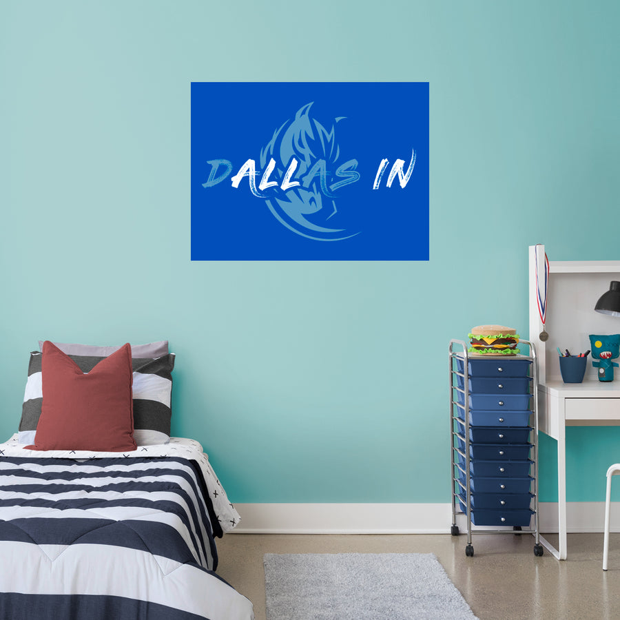 Dallas Mavericks - RealBig Hype Logo Collection - Official NBA - Reusable Vinyl Wall Decals