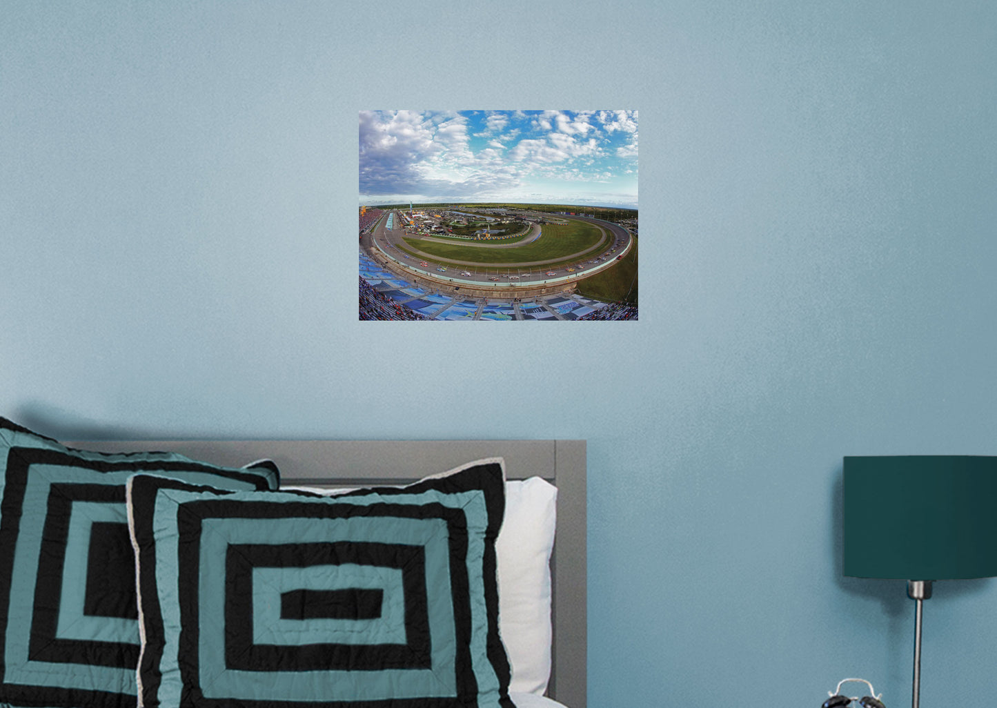 Homestead-Miami Speedway - Peel & Stick Poster - Official NASCAR - Reusable Vinyl Wall Decal