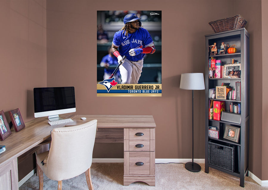 Vladimir Guerrero Jr. - GameStars Series - Peel & Stick Poster - Official MLB - Toronto Blue Jays - Reusable Vinyl Wall Decal