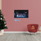 Christmas: Festive Street Poster - Removable Adhesive Decal
