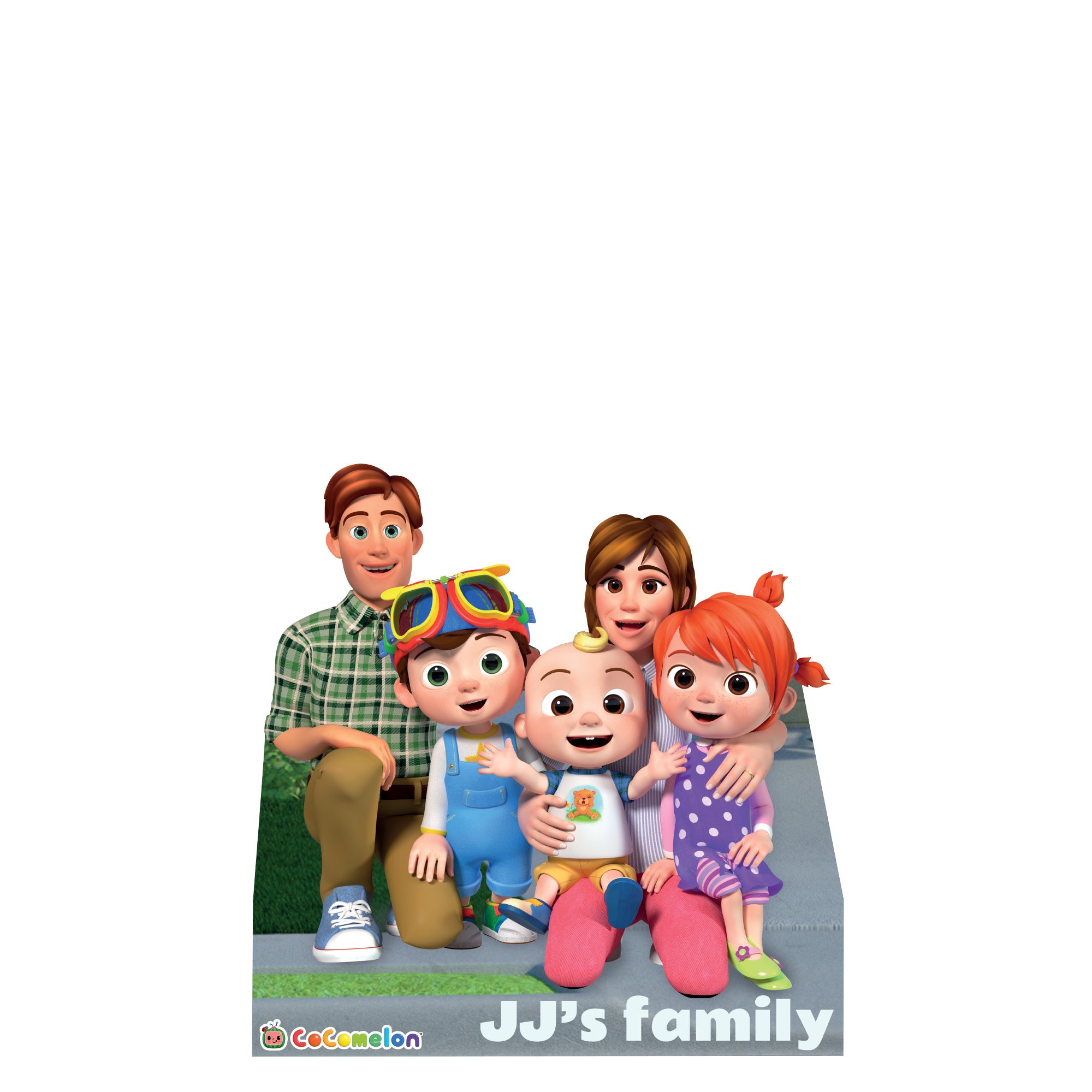 JJ Family Life Size Stand Out Official CoComelon Foam Core Cut JJ Family Life Size Stand Out Official CoComelon Foam Core Cut