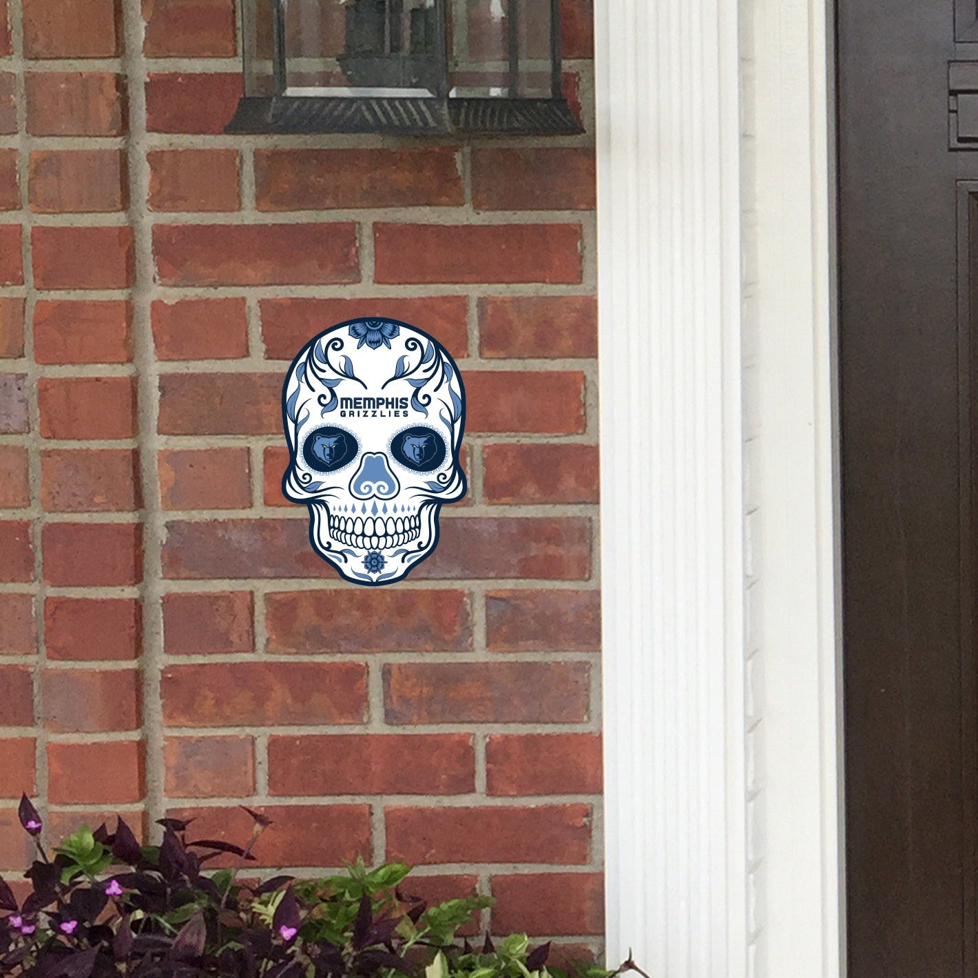 Memphis Grizzlies: Skull Outdoor Logo - Officially Licensed NBA Outdoor Graphic