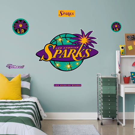 Los Angeles Sparks: 2023 Logo - Officially Licensed WNBA Removable Adh –  Fathead