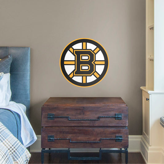 Boston Bruins: Logo - Officially Licensed NHL Removable Wall Decal
