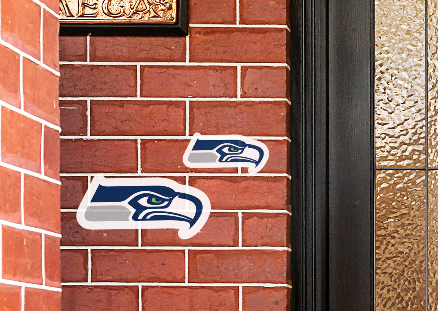 Seattle Seahawks:  Alumigraphic Logo Minis        - Officially Licensed NFL    Outdoor Graphic
