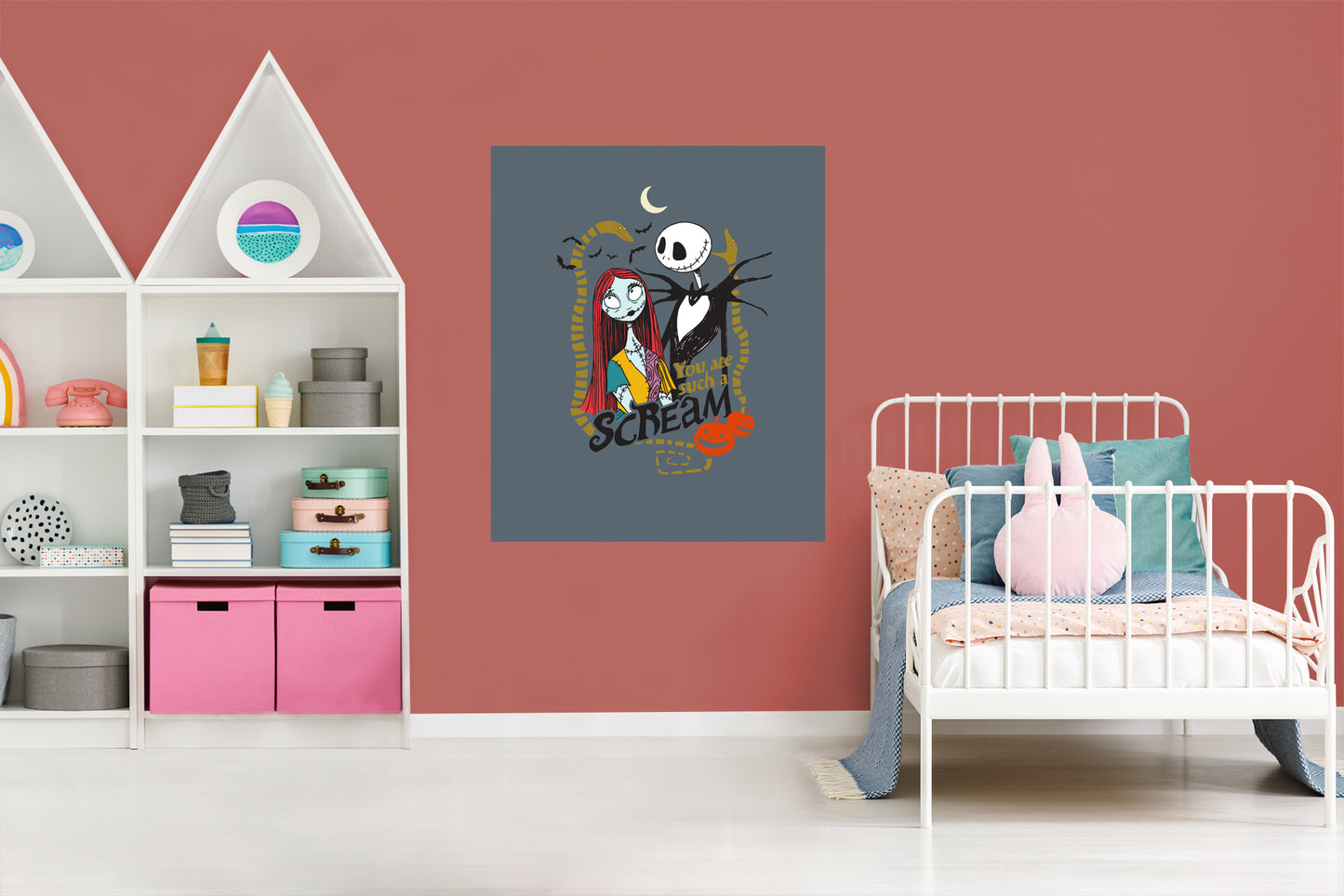 The Nightmare Before Christmas:  Such a Scream Mural 003 Mural        - Officially Licensed Disney Removable Wall   Adhesive Decal