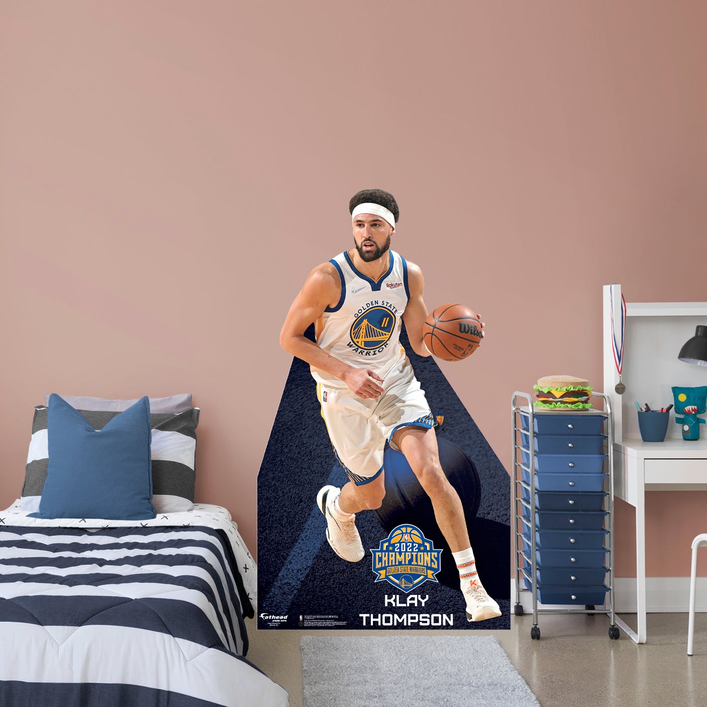 Golden State Warriors: Klay Thompson 2022 Champions  Life-Size   Foam Core Cutout  - Officially Licensed NBA    Stand Out