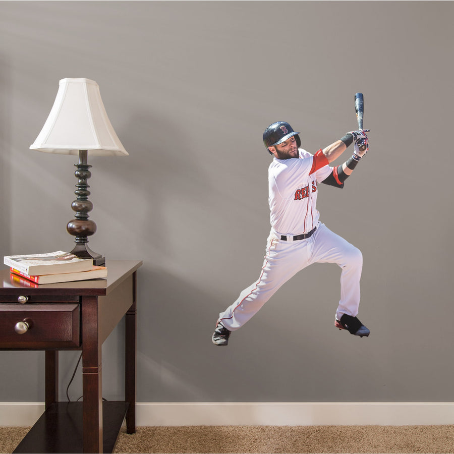 Dustin Pedroia - RealBig Collection - Official MLB - Boston Red Sox - Reusable Vinyl Wall Decals #1