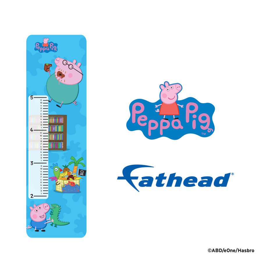 Peppa Pig - Growth Chart - Official Hasbro - Reusable Vinyl Wall Decal #2