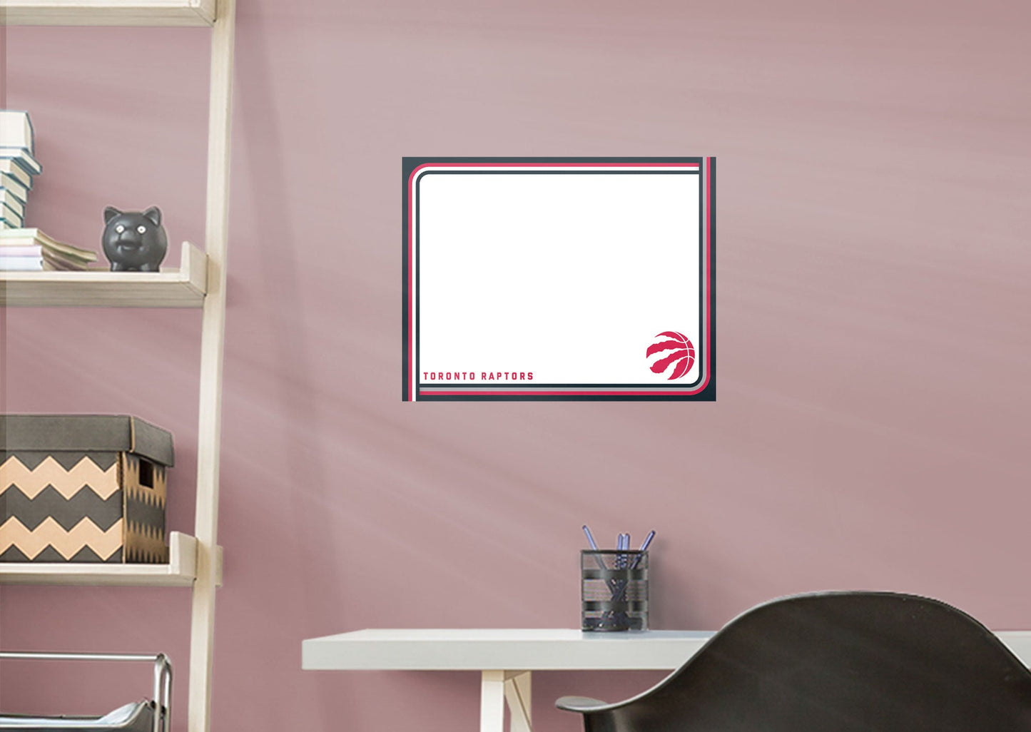 Toronto Raptors:   DRY ERASE Whiteboard        - Officially Licensed NBA Removable Wall   Adhesive Decal