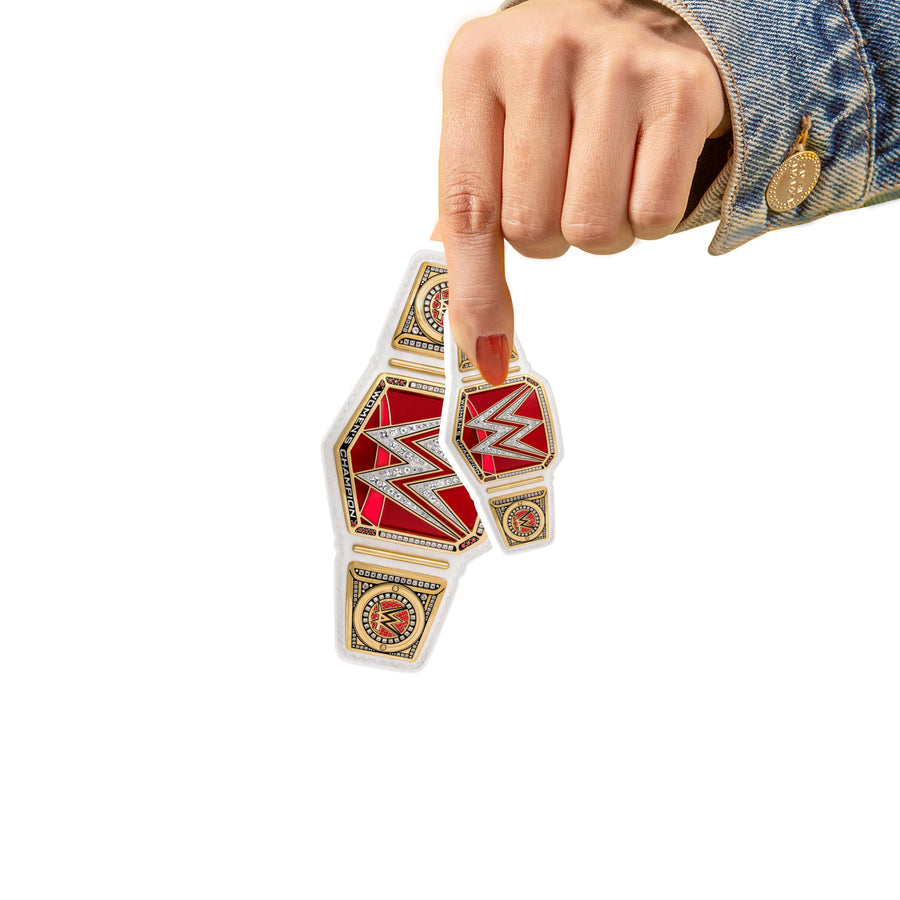 Raw Women's Title - 5 Minis (Mixed Sizes) - Official WWE - Reusable Vinyl Decals