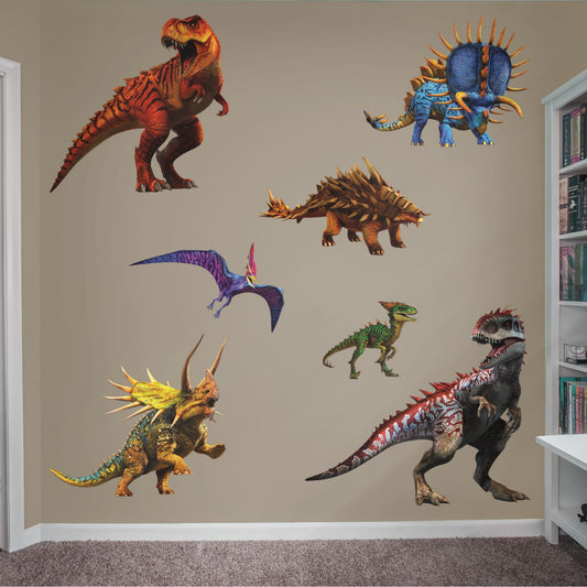 Jurassic World: Hybrid Dinosaurs Collection  - Officially Licensed Removable Wall Decal