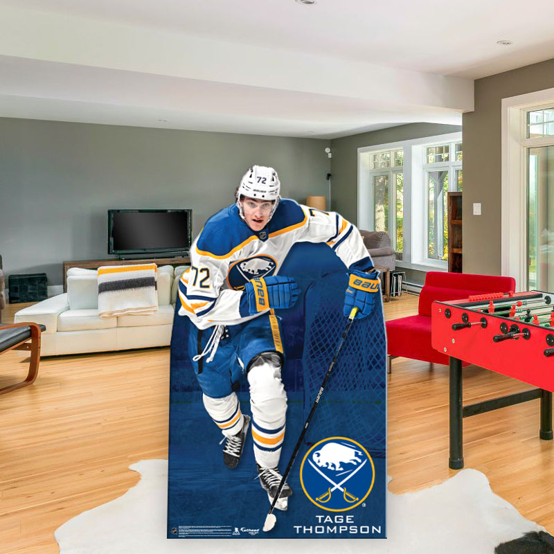 Buffalo Sabres: Tage Thompson   Life-Size   Foam Core Cutout  - Officially Licensed NHL    Stand Out