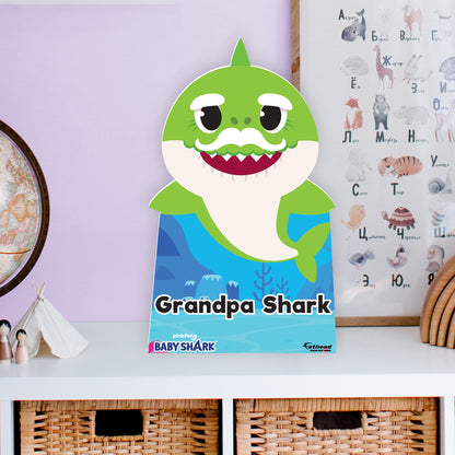 Baby Shark: Grandpa Shark Mini   Cardstock Cutout  - Officially Licensed Nickelodeon    Stand Out