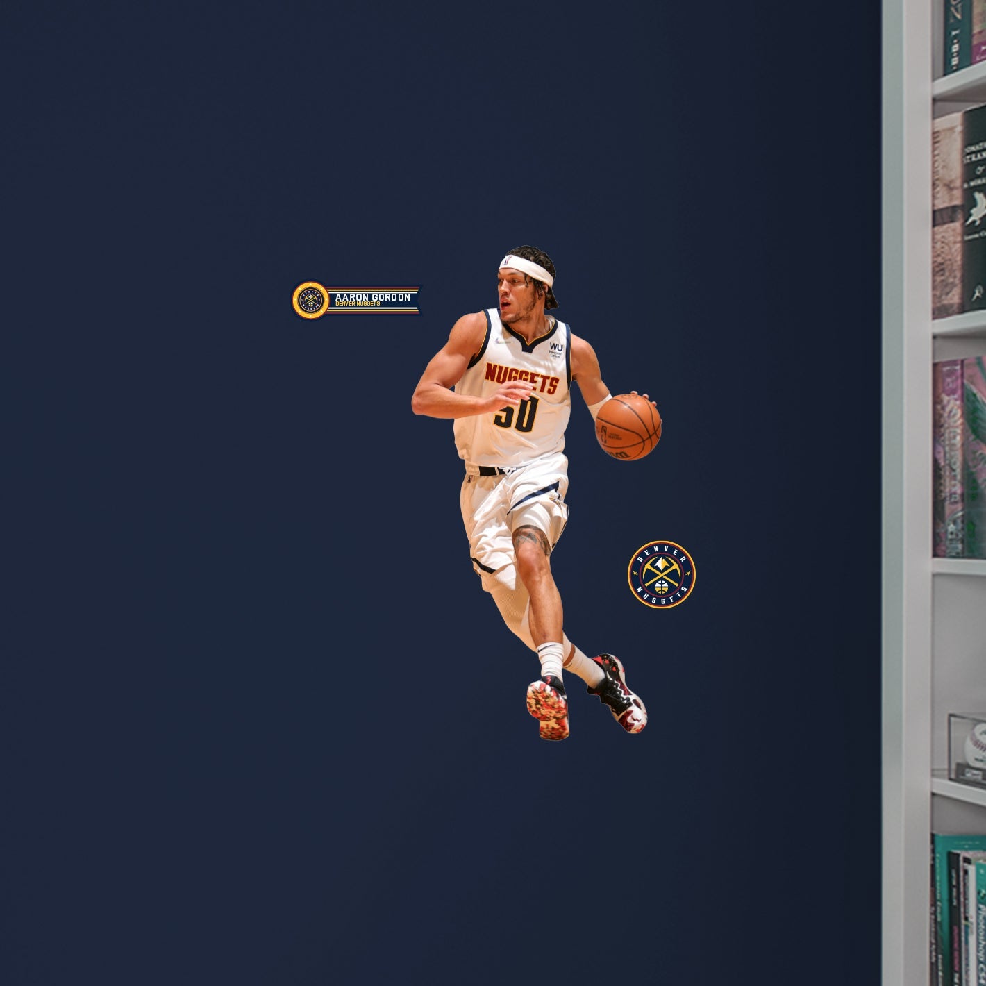 Denver Nuggets: Aaron Gordon - Officially Licensed NBA Removable Adhesive Decal