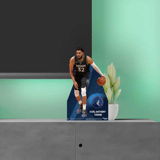 Minnesota Timberwolves: Karl-Anthony Towns   Mini   Cardstock Cutout  - Officially Licensed NBA    Stand Out