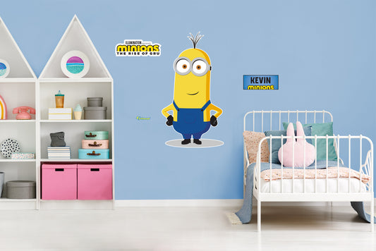 Minions: Kevin          - Officially Licensed NBC Universal Removable     Adhesive Decal