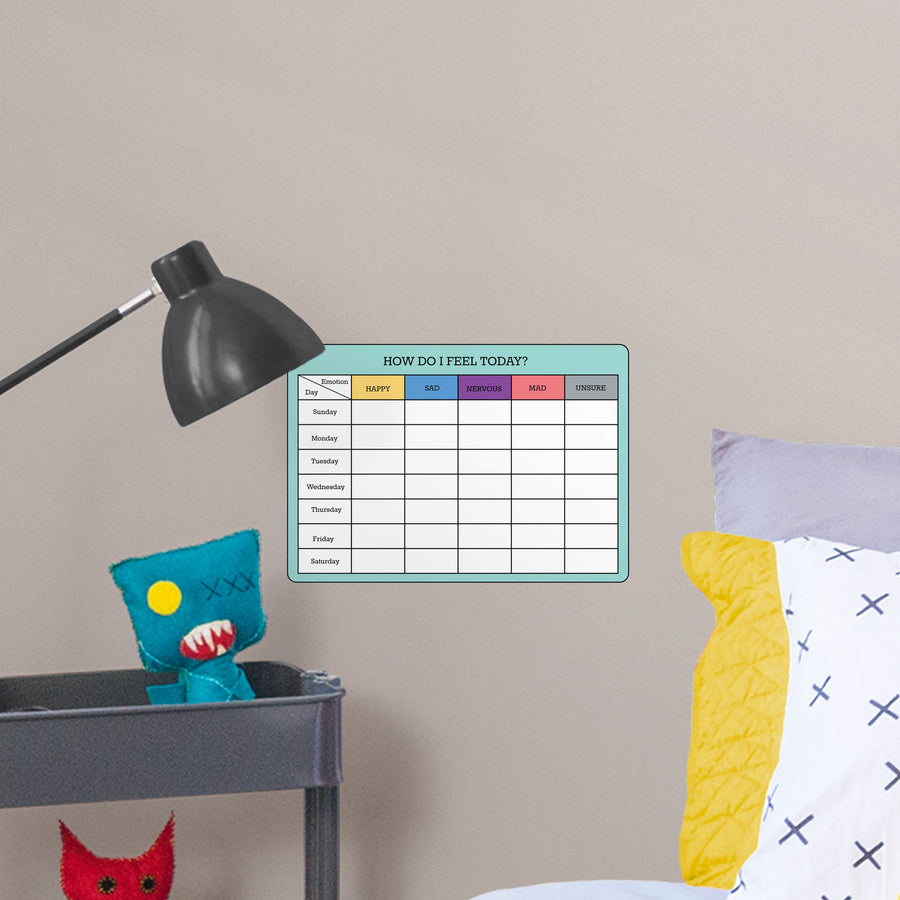 Feeling Chart Weekly 02  - Removable Wall Decal