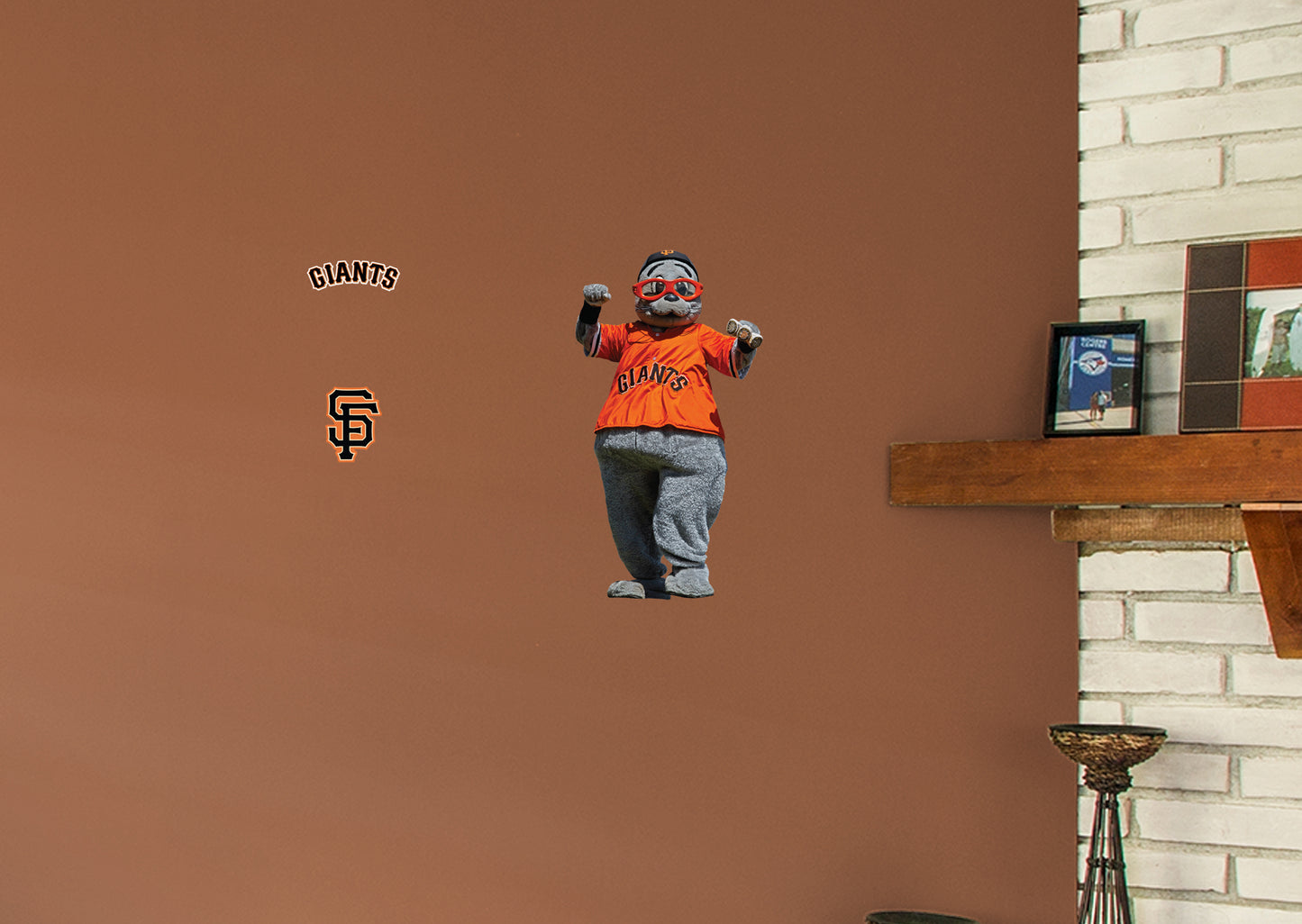 Lou Seal San Francisco Giants Mascot Poster