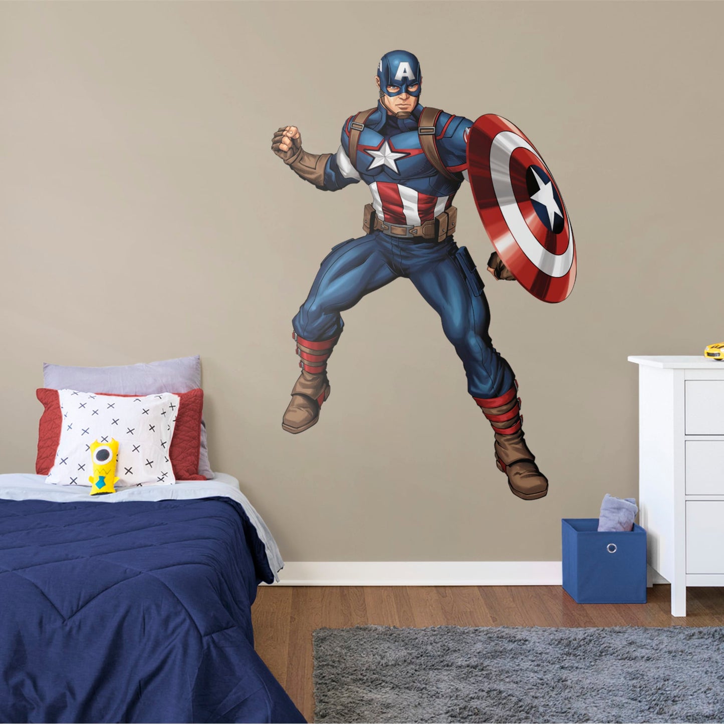 Captain America: Avengers Assemble - Officially Licensed Removable Wall Decal
