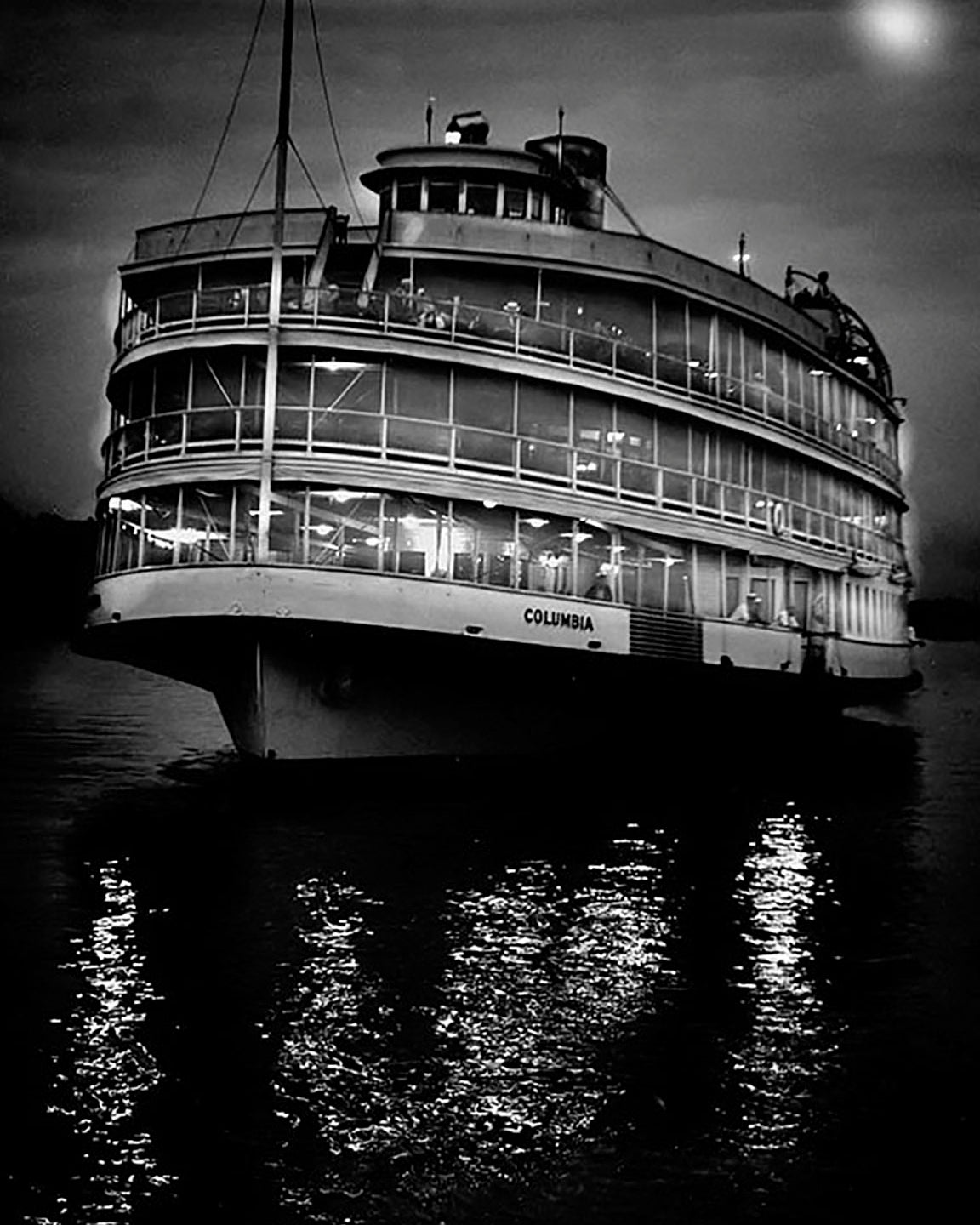 Columbia Bob-Lo Boat - Officially Licensed Detroit News Metal Print