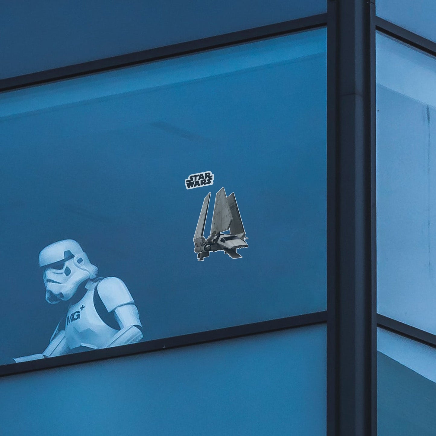 Imperial Shuttle Window Clings - Officially Licensed Star Wars Removable Window Static Decal