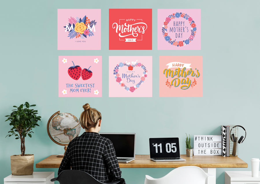 Pink Mother's Day Collection  -  Removable Wall Decal