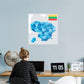 Maps of Europe: Lithuania Mural        -   Removable Wall   Adhesive Decal