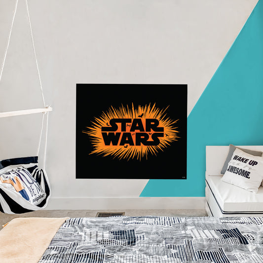 Bats & Ships Logo Poster        - Officially Licensed Star Wars Removable     Adhesive Decal