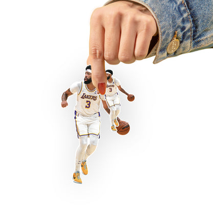 Sheet of 5 -Los Angeles Lakers: Anthony Davis 2021 MINIS        - Officially Licensed NBA Removable     Adhesive Decal