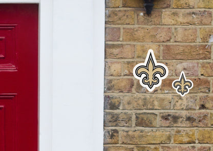 New Orleans Saints:  Alumigraphic Logo Minis        - Officially Licensed NFL    Outdoor Graphic