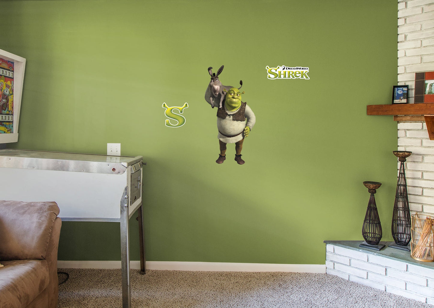 Shrek: Shrek and Donkey RealBig - Officially Licensed NBC Universal Removable Adhesive Decal