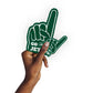 New York Jets: Foam Finger MINIS - Officially Licensed NFL Removable Adhesive Decal