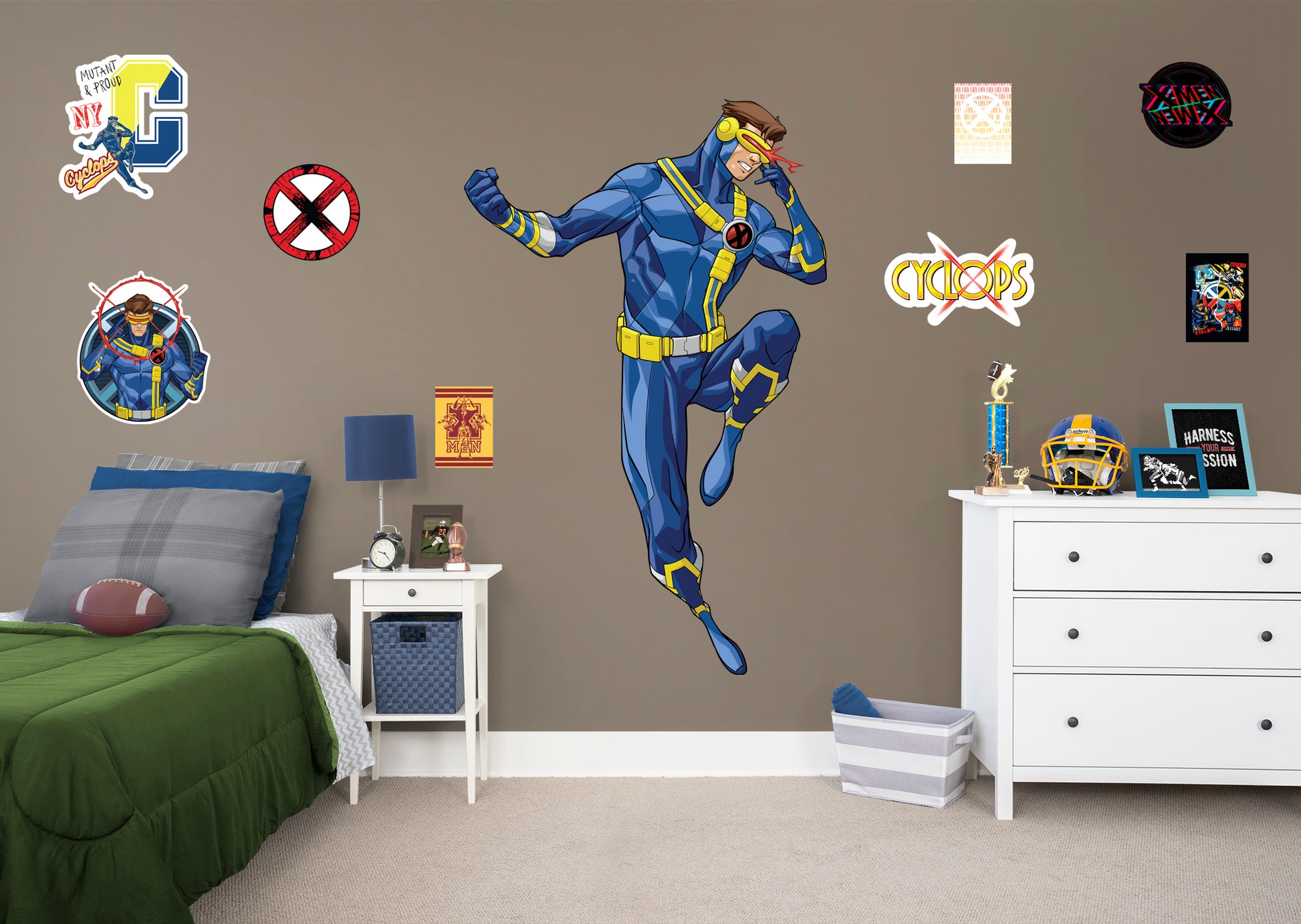 Life-Size Character + 8 Decals (49"W x 77"H)