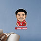 Atlanta Falcons: Drake London Emoji - Officially Licensed NFLPA Removable Adhesive Decal