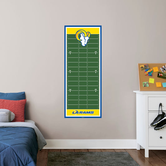 Los Angeles Rams: Growth Chart - Officially Licensed NFL Removable Wall Graphic