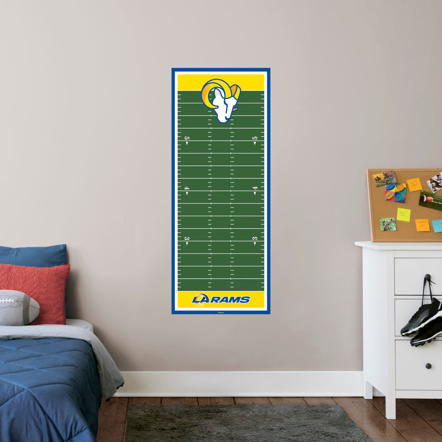 Los Angeles Rams - Growth Chart - Official NFL - Reusable Vinyl Wall Decal