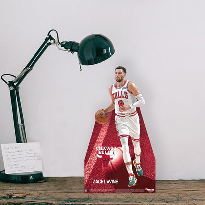 Chicago Bulls: Zach LaVine 2021  Mini   Cardstock Cutout  - Officially Licensed NBA    Stand Out