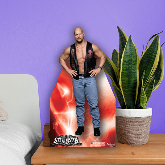 Stone Cold Steve Austin   Mini   Cardstock Cutout  - Officially Licensed WWE    Stand Out