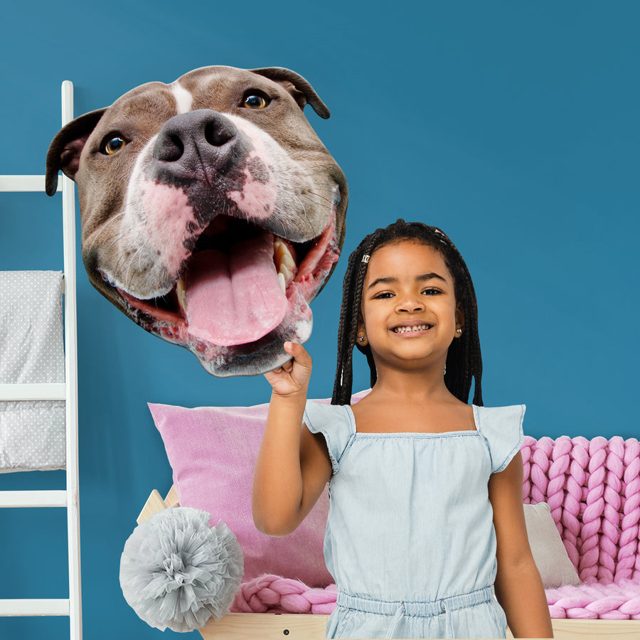 Animals: American Bulldog Foam Core Cutout - Big Head