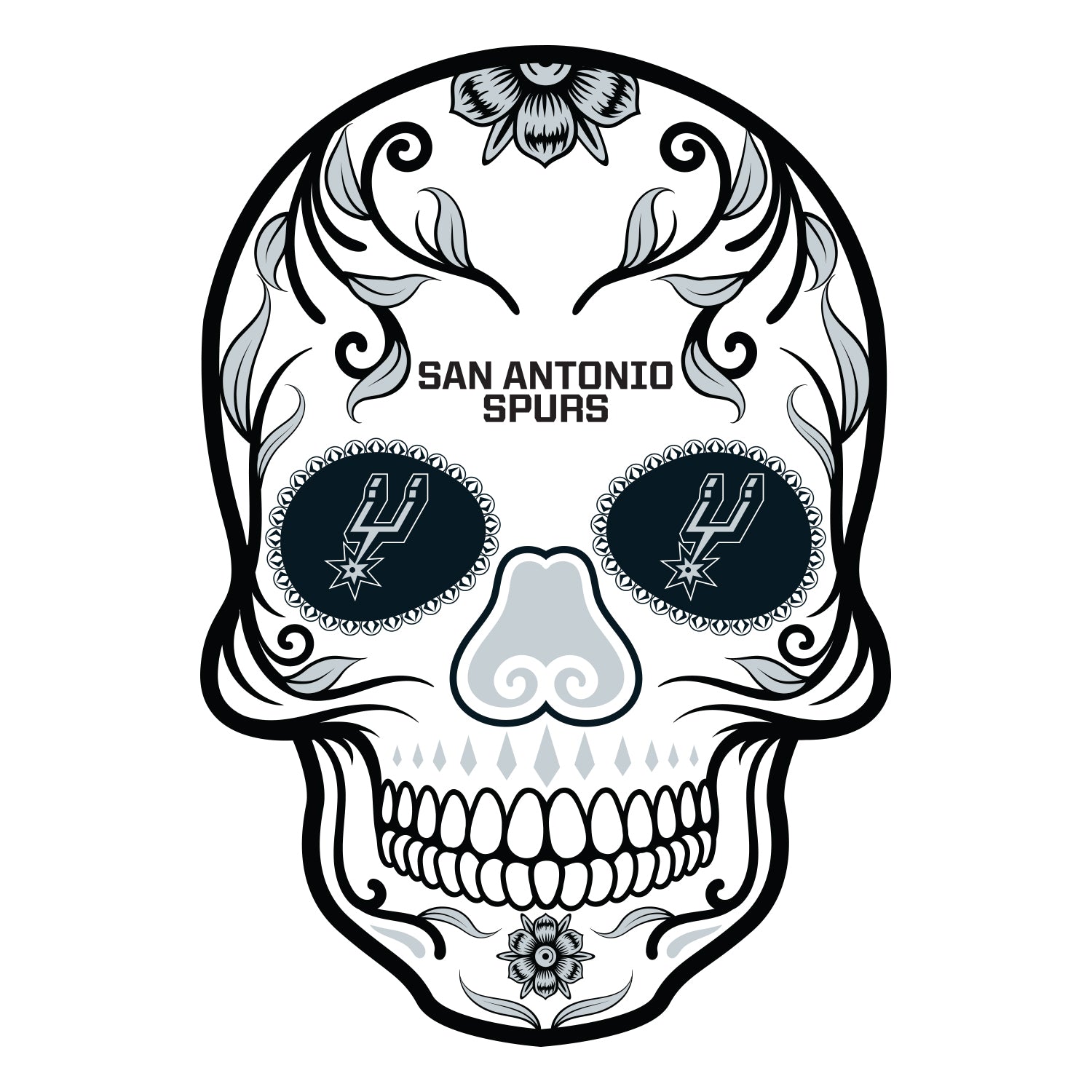 San Antonio Spurs: 2022 Skull Foam Core Cutout - Officially Licensed NBA  Big Head