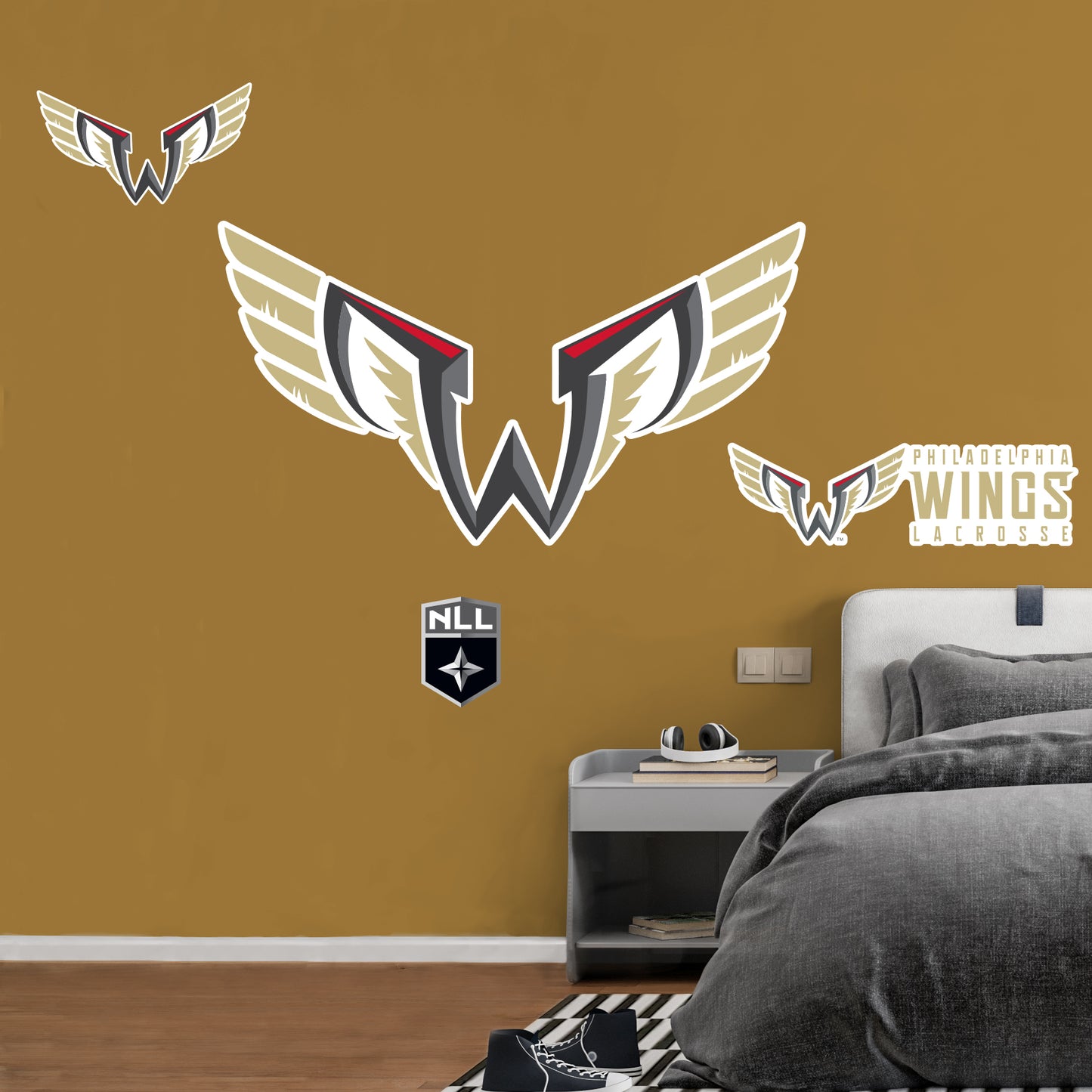 Giant Logo +3 Decals  (51"W x 28"H) 