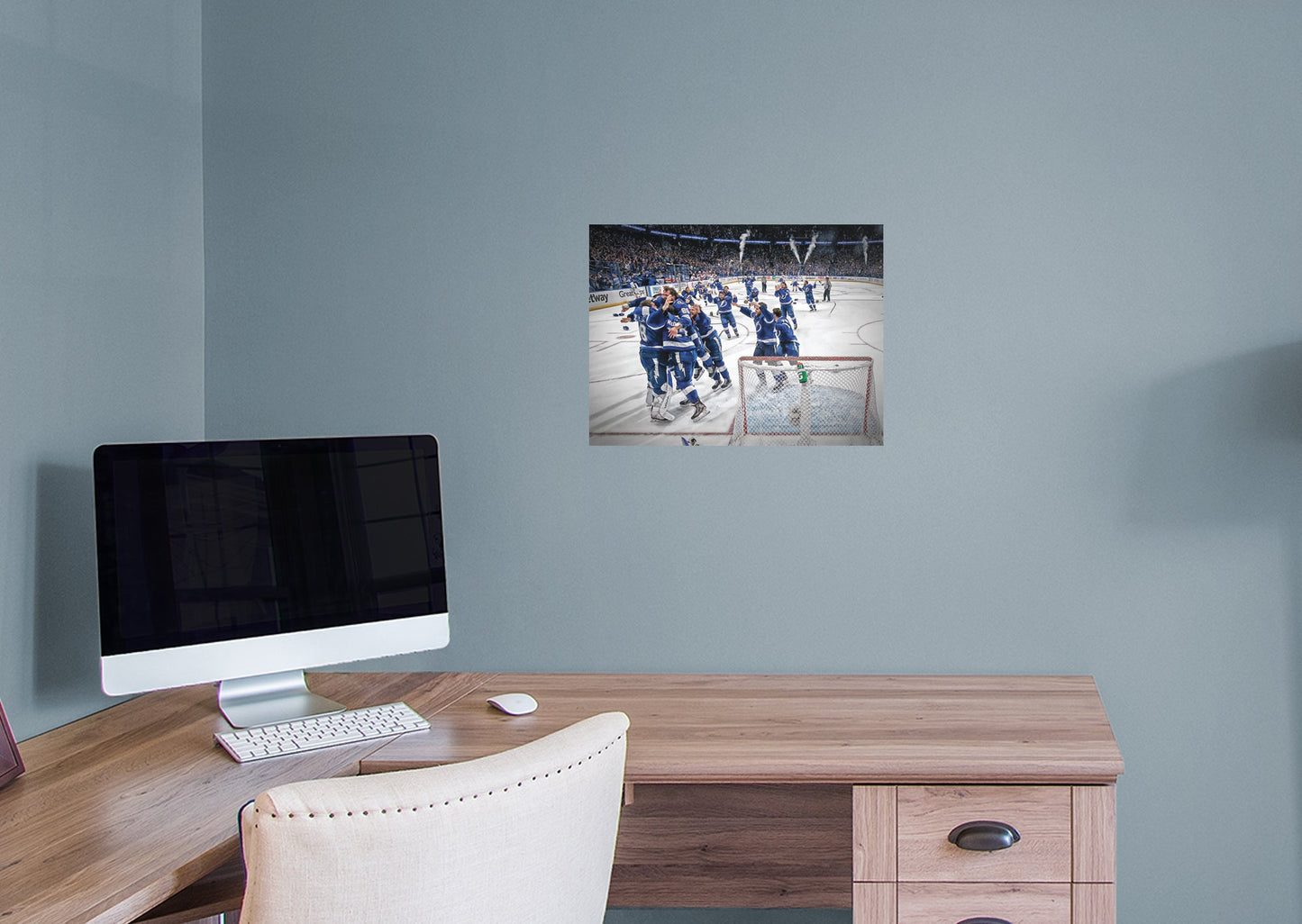 Tampa Bay Lightning: Team 2021 Stanley Cup Champions Celebration Mural        - Officially Licensed NHL Removable Wall   Adhesive Decal
