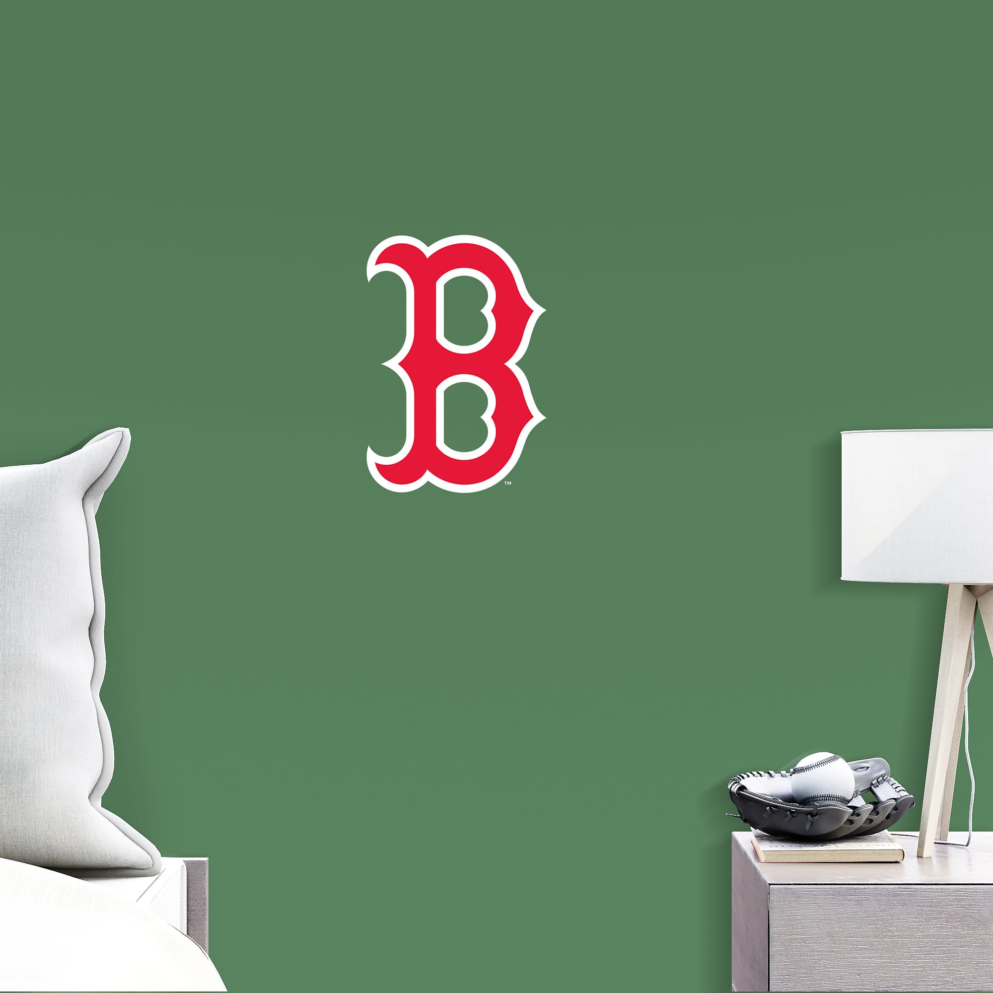 Boston Red Sox: "B" Logo Removable Wall Decal | Fathead Official Site