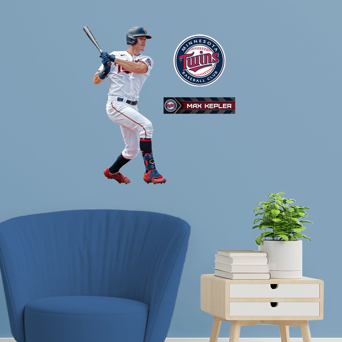 Minnesota Twins: Max Kepler - Officially Licensed MLB Removable Adhesive Decal